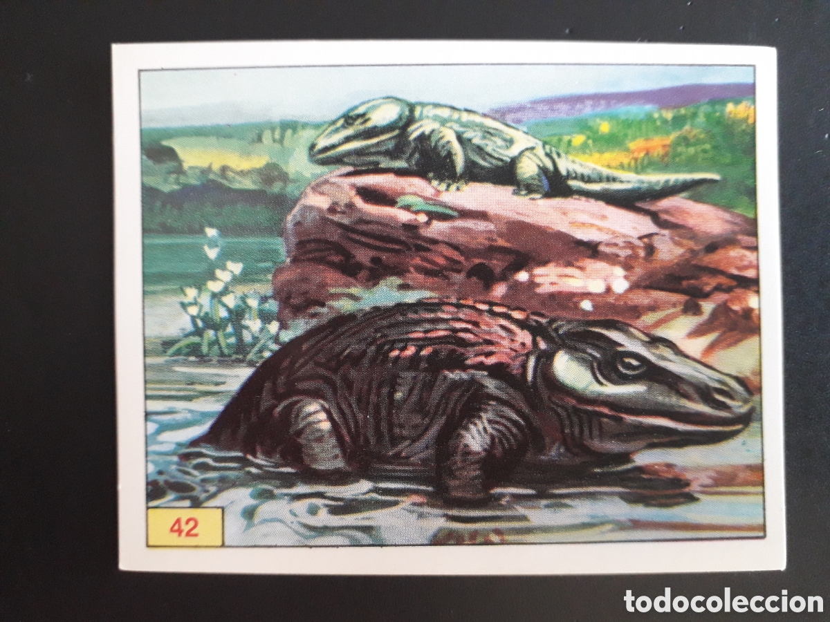 Coleccionismo cromos antiguos: DINOSAURS / DINOSAURIOS N&deg; 42 PANINI 1992 SIN PEGAR PEDIDO M&Iacute;NIMO 3&euro;