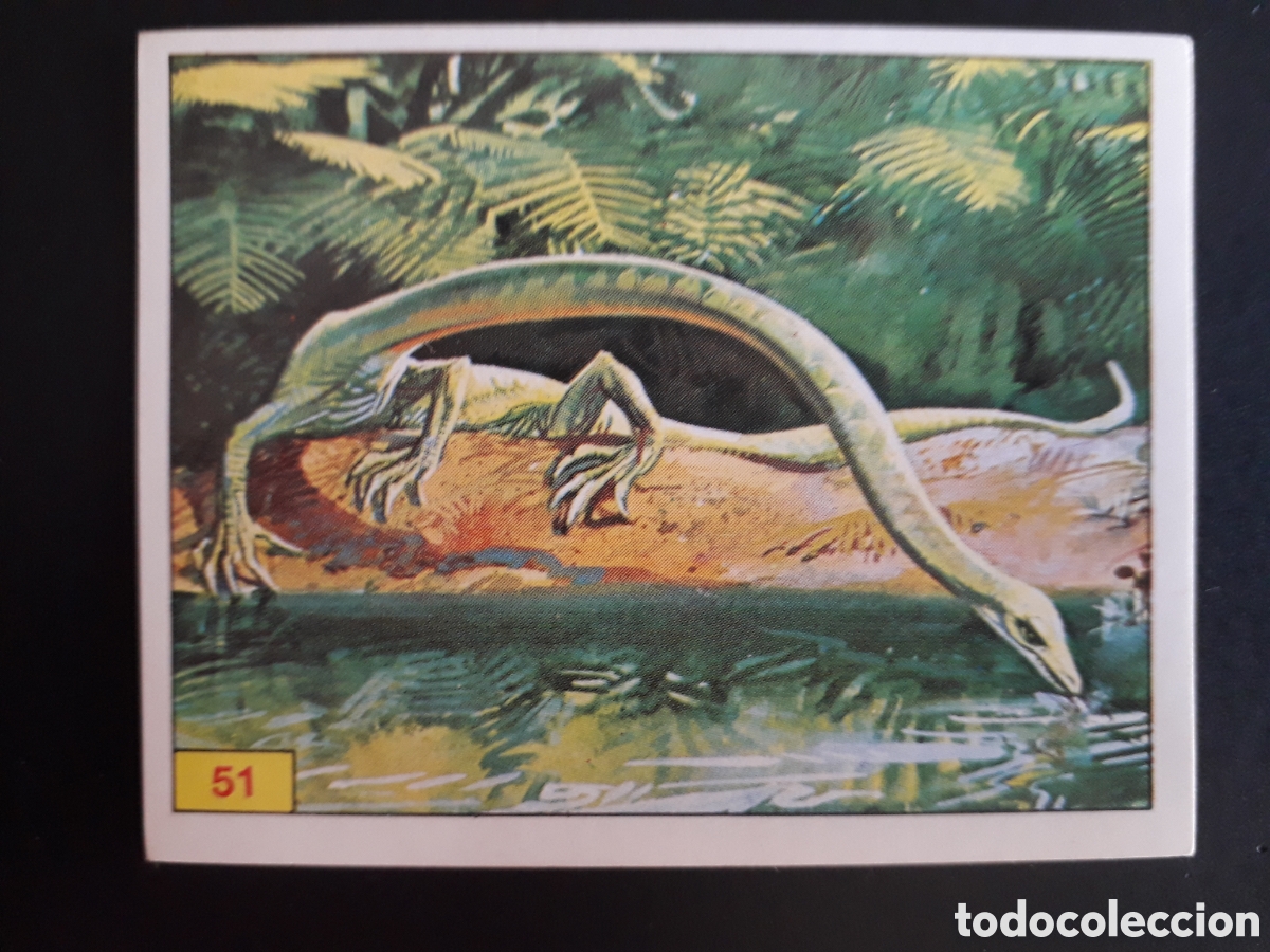 Coleccionismo cromos antiguos: DINOSAURS / DINOSAURIOS N&deg; 51 PANINI 1992 SIN PEGAR PEDIDO M&Iacute;NIMO 3&euro;.