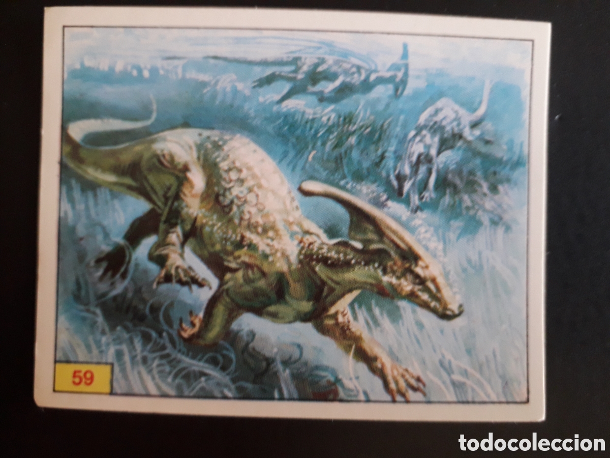 Coleccionismo cromos antiguos: DINOSAURS / DINOSAURIOS N&deg; 59 PANINI 1992 SIN PEGAR PEDIDO M&Iacute;NIMO 3&euro;
