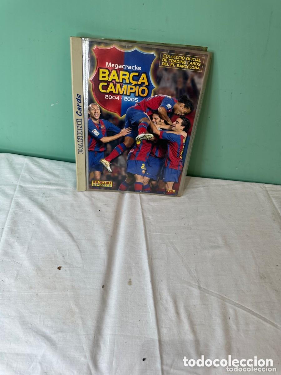 Coleccionismo cromos antiguos: ALBUM CROMOS MEGACRACKS. 2004 2005. BAR&Ccedil;A CAMPI&Oacute;. MESSI ROOKIE. FUTBOL BARCELONA