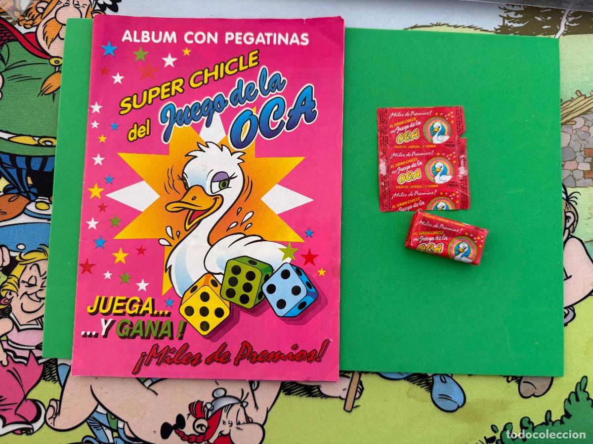 Coleccionismo cromos antiguos: &Aacute;lbum, chicle cerrado sin abrir y envoltorio El gran Juego de la Oca