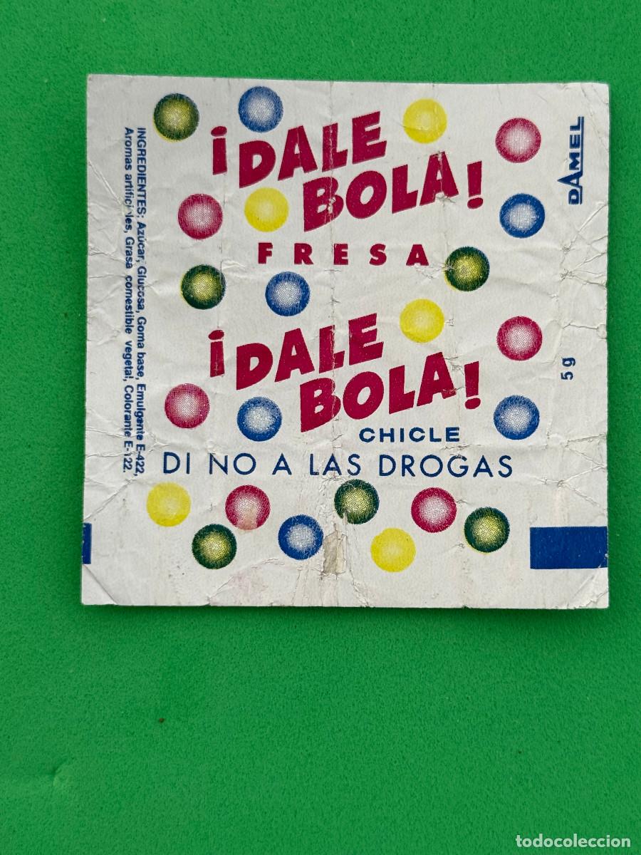 Coleccionismo cromos antiguos: Envoltorio chicle Dale Bola de Damel - Dunkin, General de confiter&iacute;a, boomer