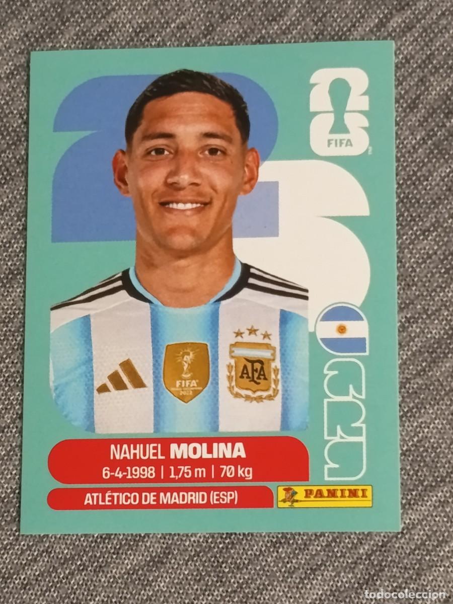 Coleccionismo cromos antiguos: MOLINA ARG 3 STICKER MUNDIAL 2026 PANINI FIFA WORLD CUP NUEVO