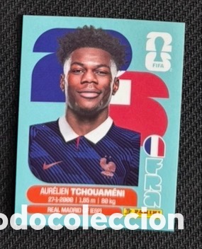 Coleccionismo cromos antiguos: Tchounameni Francia CROMO FIFA WORLD CUP 2026 MUNDIAL STICKER PANINI