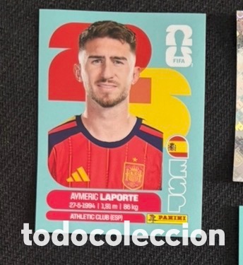 Coleccionismo cromos antiguos: LAPORTE ESPA&Ntilde;A CROMO FIFA WORLD CUP 2026 MUNDIAL STICKER PANINI