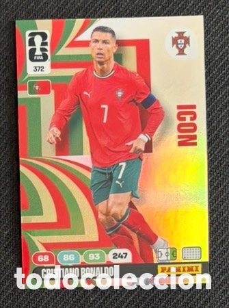 Coleccionismo cromos antiguos: 372 CRISTIANO RONALDO CR7 PORTUGAL ICON FIFA WORLD CUP MUNDIAL 2026
