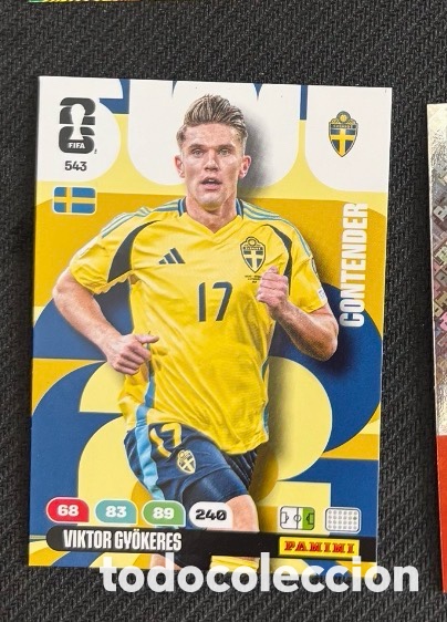 Coleccionismo cromos antiguos: 543 GYOKERES SUECIA FIFA WORLD CUP MUNDIAL 2026