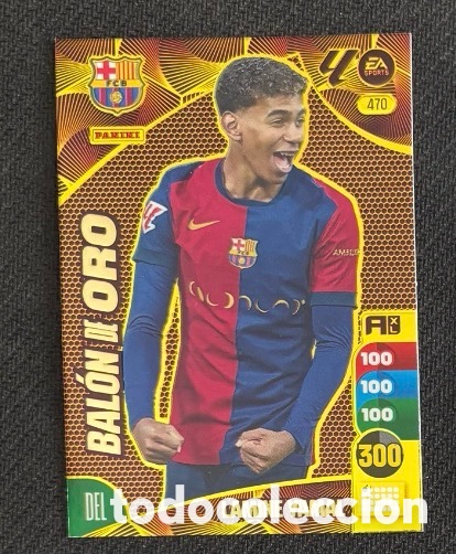 Coleccionismo cromos antiguos: 470 Adrenalyn XL 2024 2025 LAMINE YAMAL Balon de Oro Liga PANINI FC BARCELONA