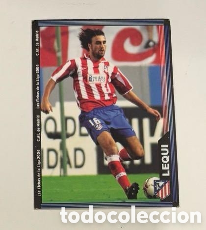 Coleccionismo cromos antiguos: LEQUI ATLETICO DE MADRID 2003 2004 MUNDICROMO CROMO CARTA 2004