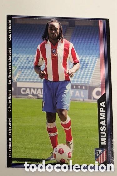 Coleccionismo cromos antiguos: MUSAMPA ATLETICO DE MADRID 2003 2004 MUNDICROMO CROMO CARTA 2004