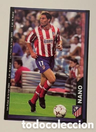 Coleccionismo cromos antiguos: NANO ATLETICO DE MADRID 2003 2004 MUNDICROMO CROMO CARTA 2004