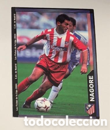 Coleccionismo cromos antiguos: NAGORE ATLETICO DE MADRID 2003 2004 MUNDICROMO CROMO CARTA 2004