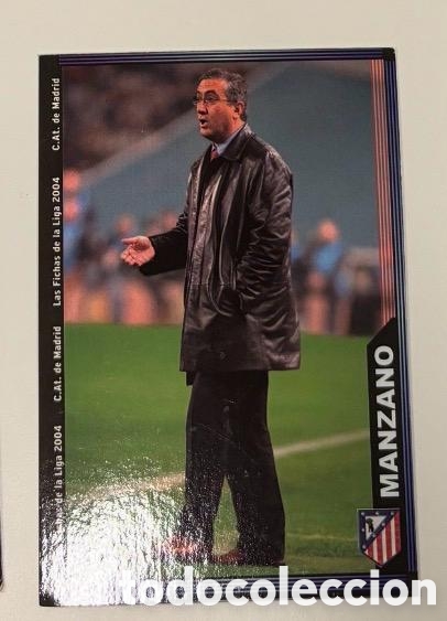 Coleccionismo cromos antiguos: MANZANO ATLETICO DE MADRID 2003 2004 MUNDICROMO CROMO CARTA 2004