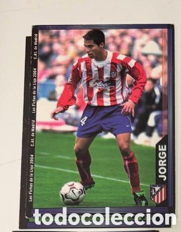 Coleccionismo cromos antiguos: JORGE LARENA ATLETICO DE MADRID 2003 2004 MUNDICROMO CROMO CARTA 2004