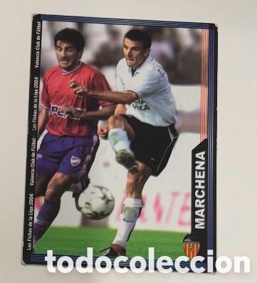 Coleccionismo cromos antiguos: MARCHENA VALENCIA 2003 2004 MUNDICROMO CROMO CARTA 2004