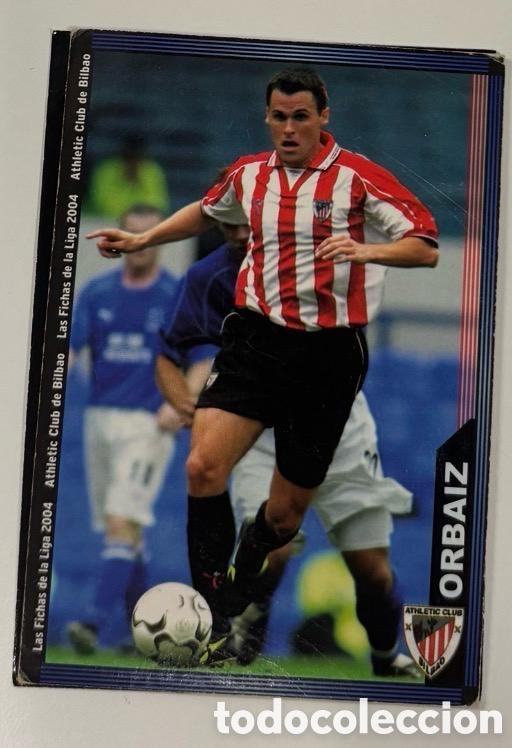 Coleccionismo cromos antiguos: ORBAIZ ATHLETIC CLUB BILBAO 2003 2004 MUNDICROMO CROMO CARTA 2004