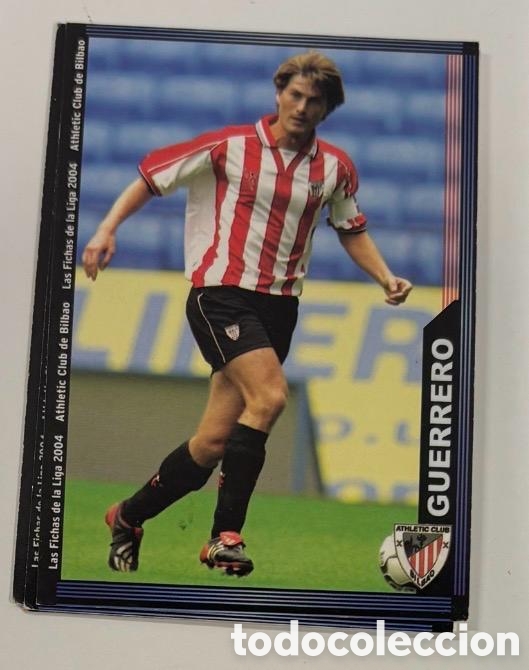 Coleccionismo cromos antiguos: GUERRERO ATHLETIC CLUB BILBAO 2003 2004 MUNDICROMO CROMO CARTA 2004