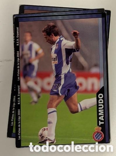 Coleccionismo cromos antiguos: TAMUDO ESPANYOL 2003 2004 MUNDICROMO CROMO CARTA 2004