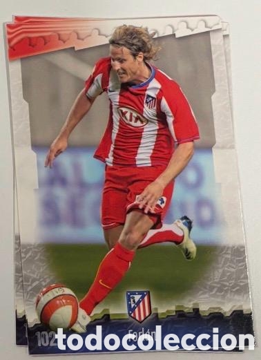 Coleccionismo cromos antiguos: 102 FORLAN ATLETICO DE MADRID Mundicromo Las Fichas de la Liga 2008-2009