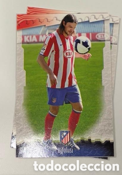 Coleccionismo cromos antiguos: 94 UJFALUSI ATLETICO DE MADRID Mundicromo Las Fichas de la Liga 2008-2009