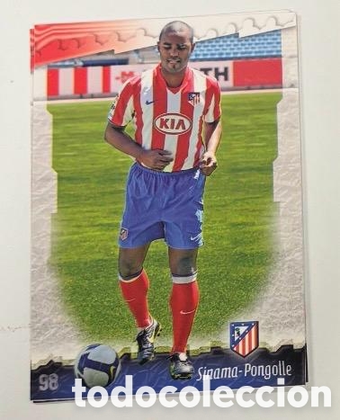 Coleccionismo cromos antiguos: 98 SINAMA PONGOLLE ATLETICO DE MADRID Mundicromo Las Fichas de la Liga 2008-2009
