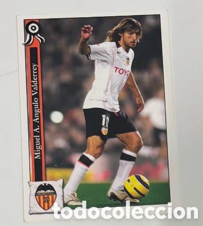 Coleccionismo cromos antiguos: ANGULO VALENCIA Fichas de la Liga 2005-2006 Mundicromo