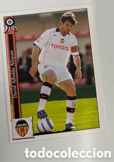 Coleccionismo cromos antiguos: ALBELDA VALENCIA Fichas de la Liga 2005-2006 Mundicromo