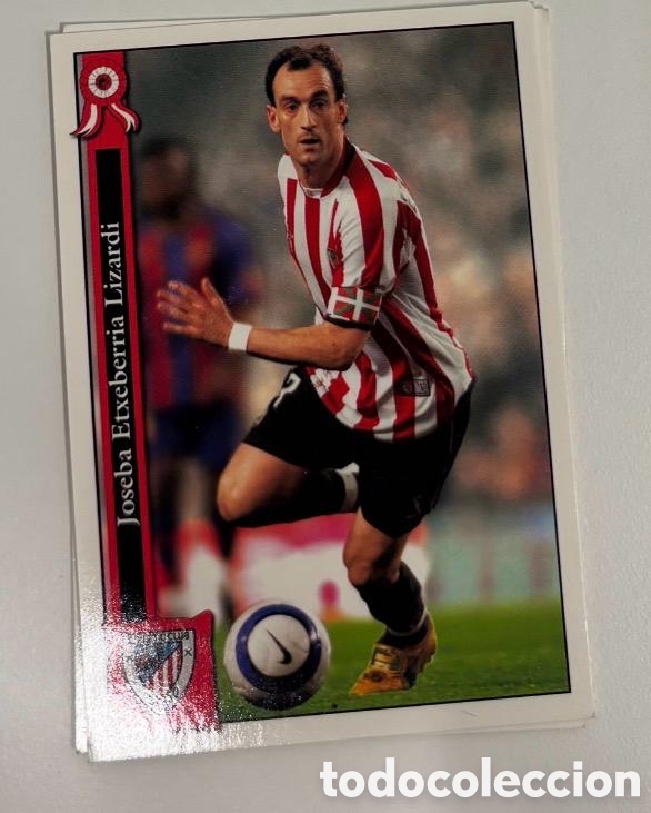 Coleccionismo cromos antiguos: JOSEBA ETXEBERRIA ATHLETIC CLUB BILBAO Fichas de la Liga 2005-2006 Mundicromo