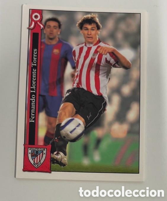 Coleccionismo cromos antiguos: FERNANDO LLORENTE ATHLETIC CLUB BILBAO Fichas de la Liga 2005-2006 Mundicromo