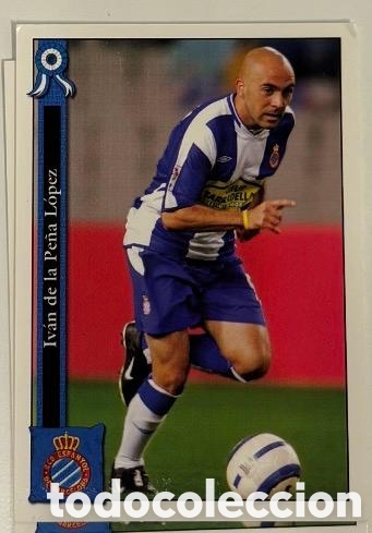 Coleccionismo cromos antiguos: IVAN DE LA PE&Ntilde;A ESPANYOL Fichas de la Liga 2005-2006 Mundicromo
