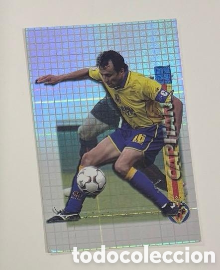 Coleccionismo cromos antiguos: QUIQUE ALVAREZ VILLARREAL CAPITAN FICHAS DE LA LIGA MUNDICROMO 2003 2004