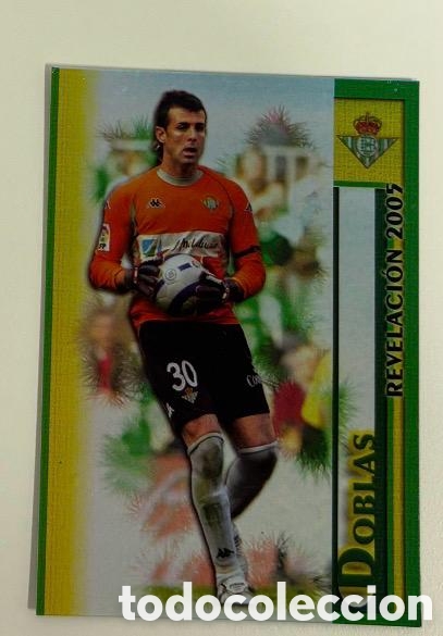 Coleccionismo cromos antiguos: DOBLAS BETIS Mundicromo 2005 2006 revelaci&oacute;n