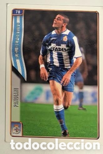 Coleccionismo cromos antiguos: PANDIANI DEPORTIVO DE LA CORU&Ntilde;A Fichas de la Liga 2004-2005 de Mundicromo