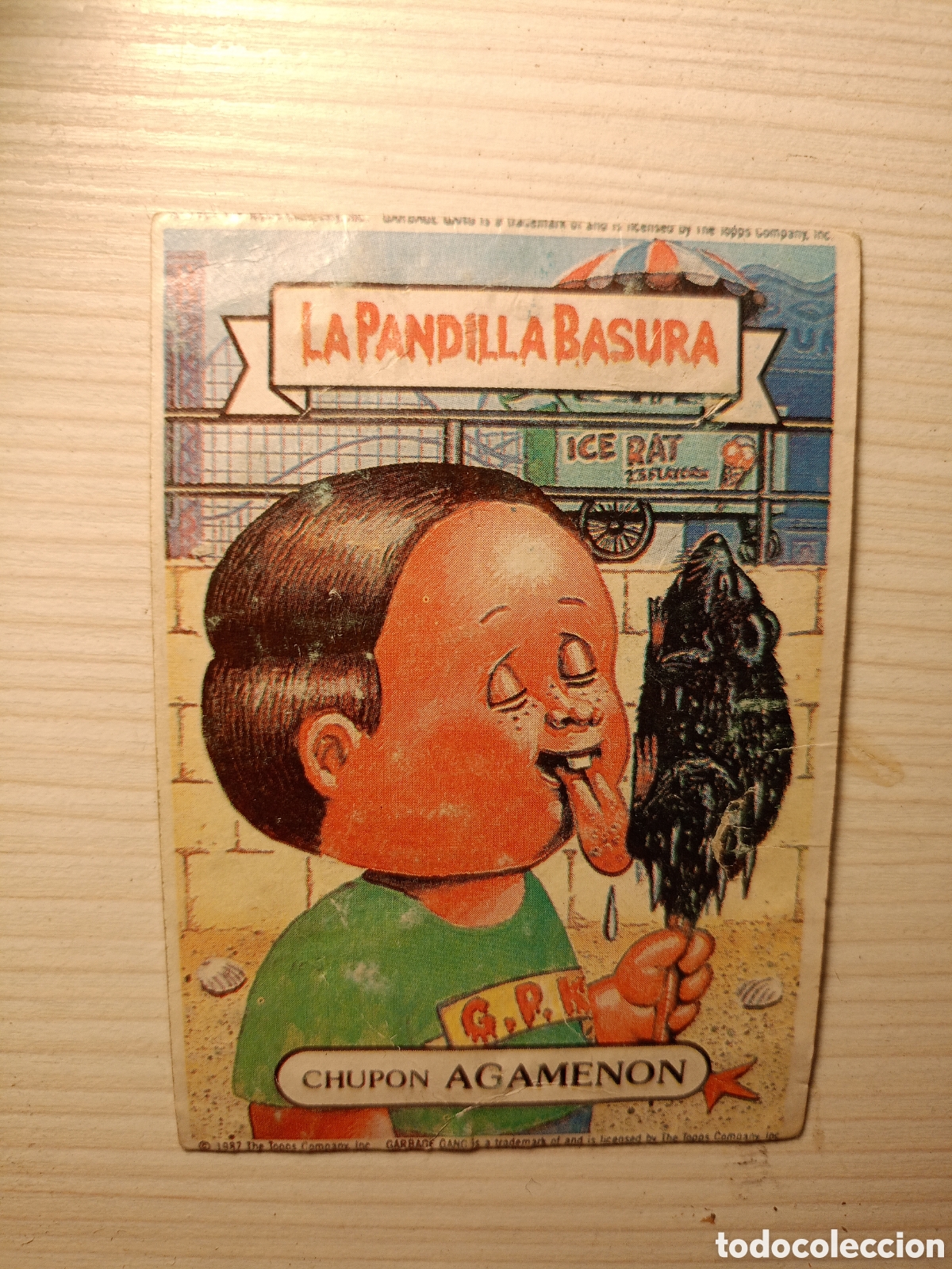 Coleccionismo cromos antiguos: CROMO RECUPERADO LA PANDILLA BASURA N&ordm;39 CHUPON AGAMENON SUPER POP