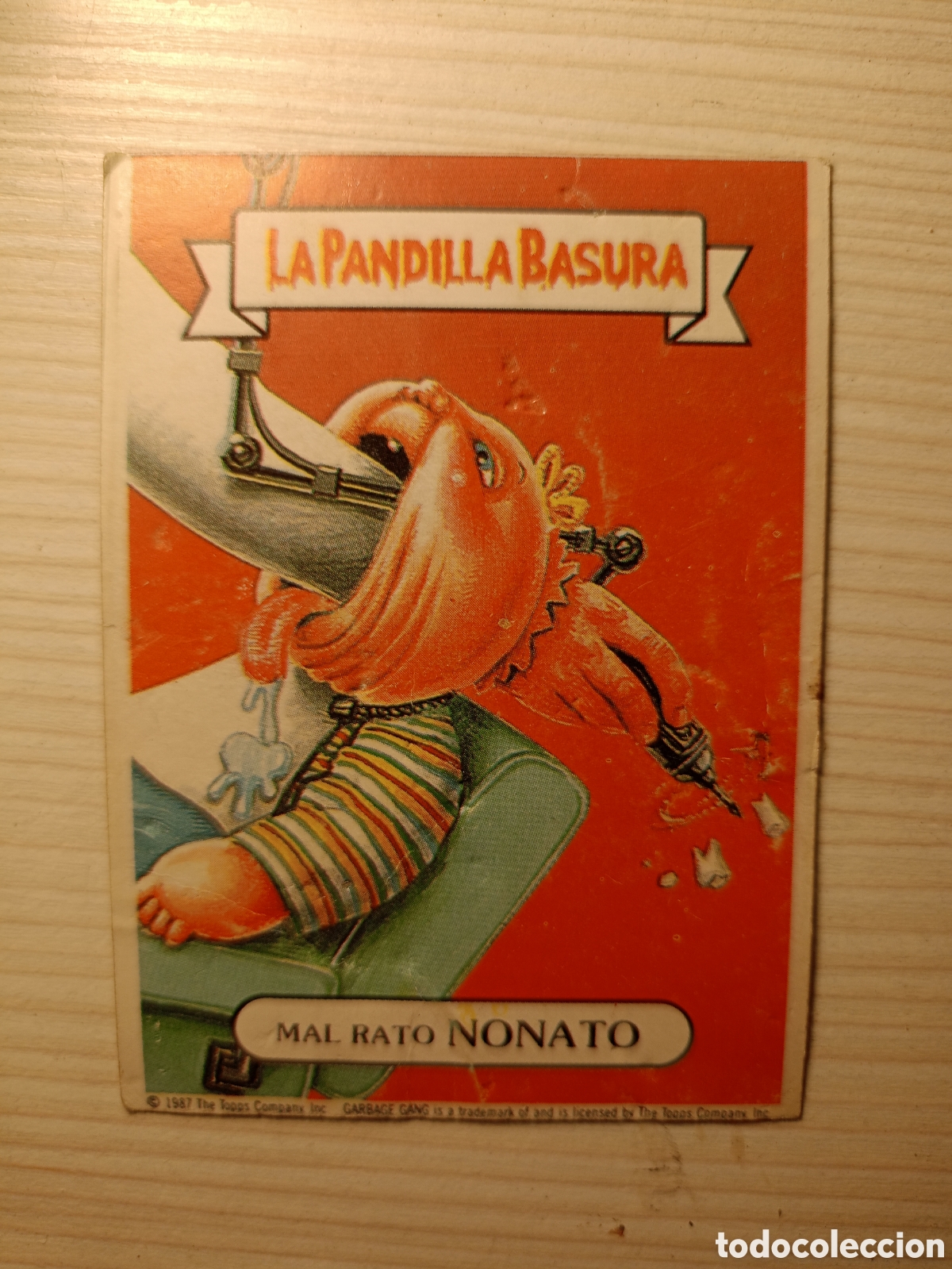 Coleccionismo cromos antiguos: CROMO RECUPERADO LA PANDILLA BASURA N&ordm;51 MAL RATO NONATO SUPER POP