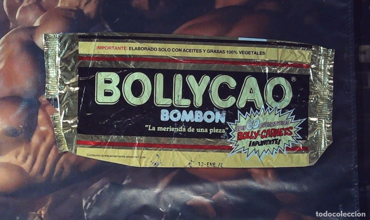 Coleccionismo cromos antiguos: BOLLYCAO ENVOLTORIO DEL MITICO PASTELITO BIMBO BOMBON BOLLY CARNETS A&Ntilde;OS 90