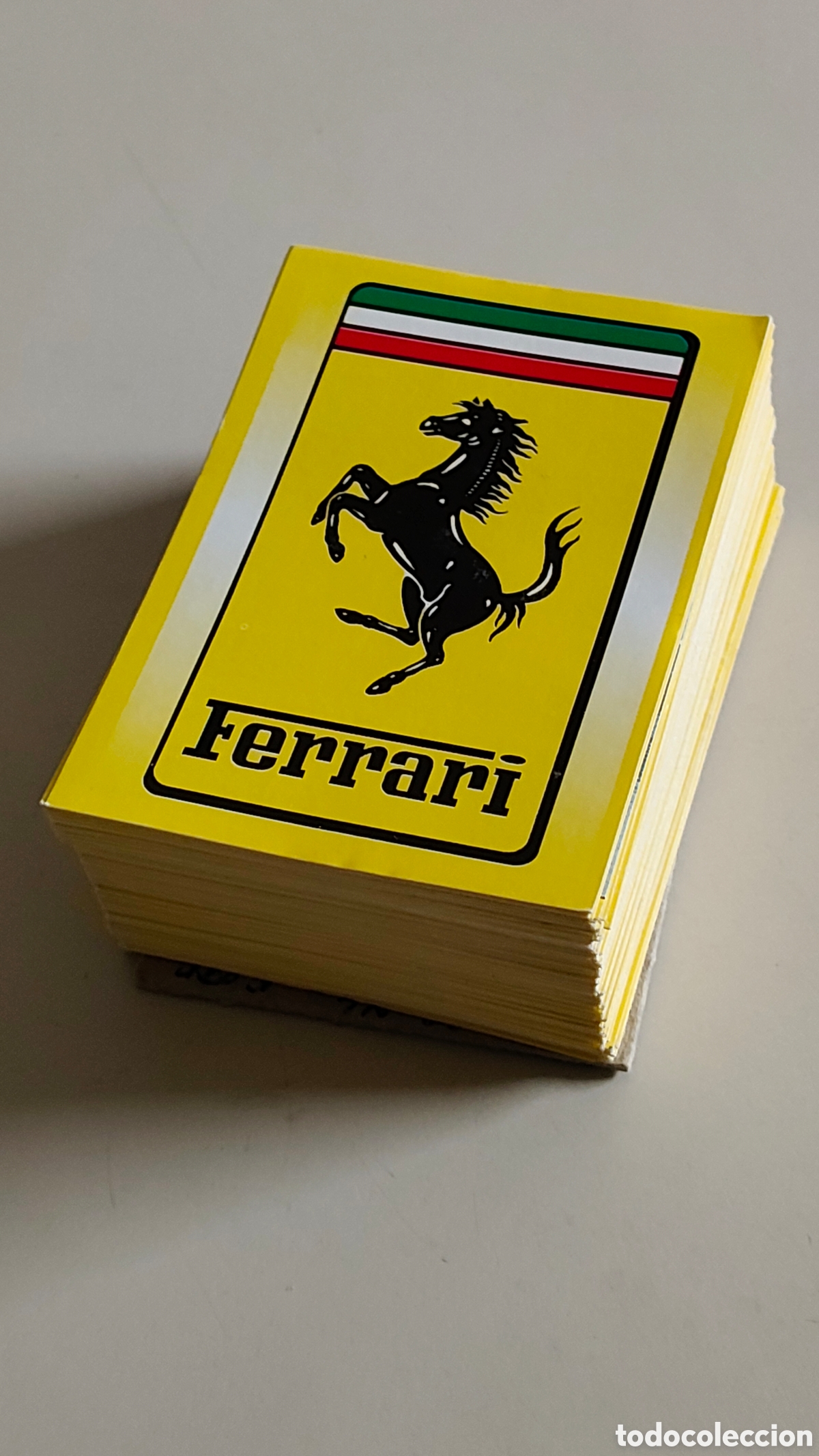 Coleccionismo cromos antiguos: Colecci&oacute;n completa de cromos sin pegar Ferrari de editorial Panini a&ntilde;o 1997 180 cromos