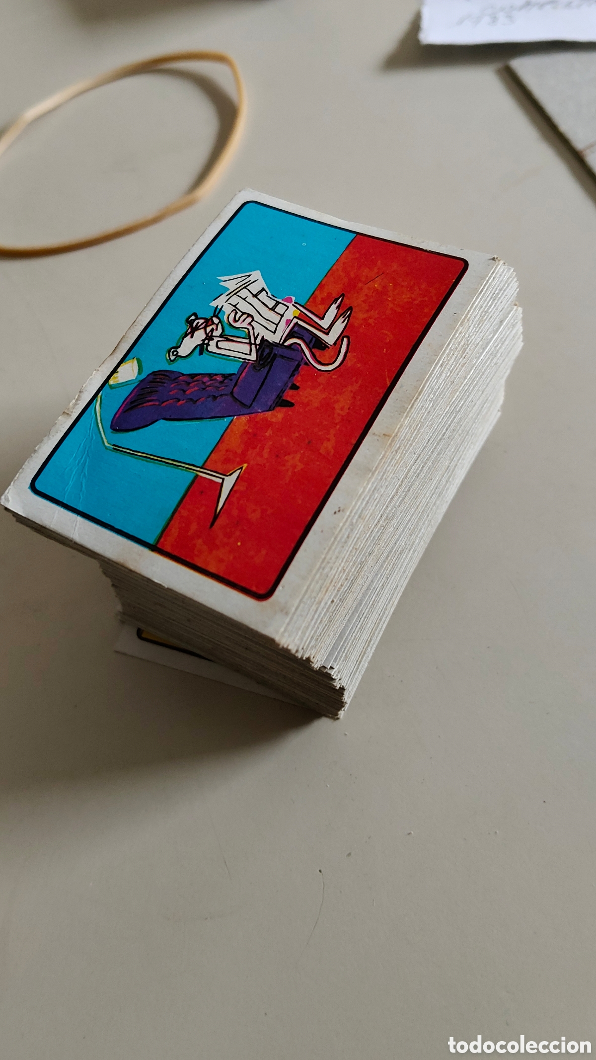 Coleccionismo cromos antiguos: Colecci&oacute;n completa sin pegar La Pantera Rosa y el inspector de editorial Fher a&ntilde;o 1972 160 cromos