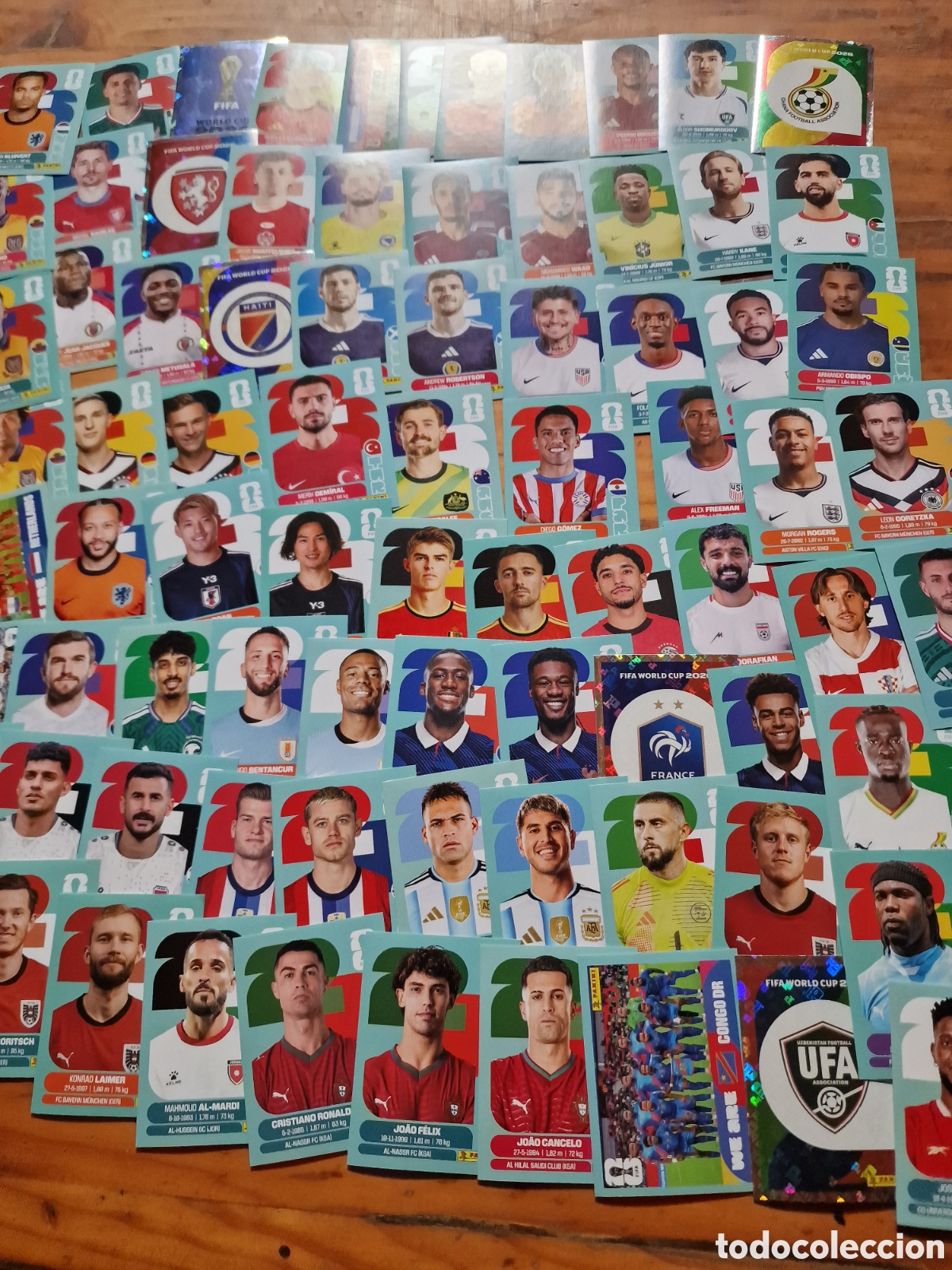 Coleccionismo cromos antiguos: Gran lote 80 cromos del mundial fifa World cup 2026