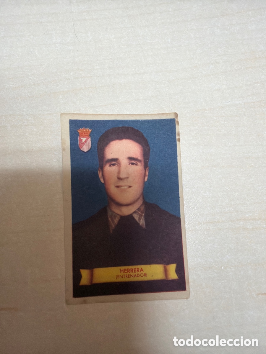 Coleccionismo cromos antiguos: F&uacute;tbol Bruguera 1949, Herrera, Sevilla F&uacute;tbol Club.