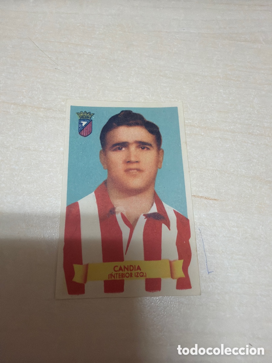 Coleccionismo cromos antiguos: F&uacute;tbol Bruguera 1949, Candia, Sevilla F&uacute;tbol Club.