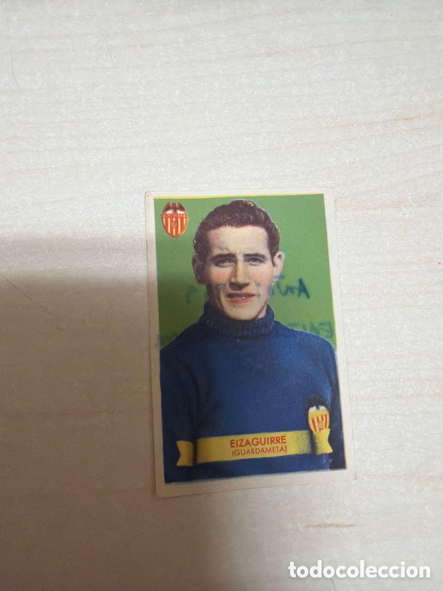 Coleccionismo cromos antiguos: F&uacute;tbol Bruguera 1949, Eizaguirre, Sevilla F&uacute;tbol Club.