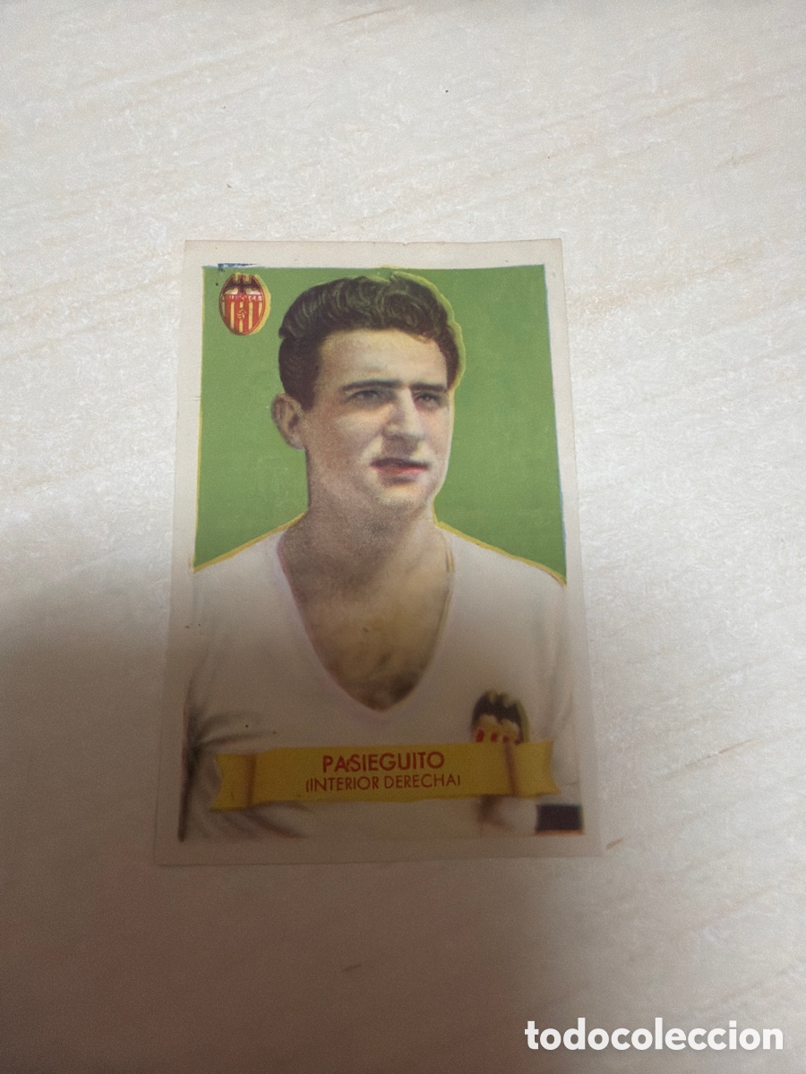 Coleccionismo cromos antiguos: F&uacute;tbol Bruguera 1949, Paseguito, Valencia F. C.