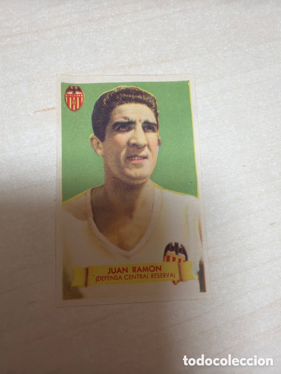 Coleccionismo cromos antiguos: F&uacute;tbol Bruguera 1949, Juan Ramon, Valencia F. C.