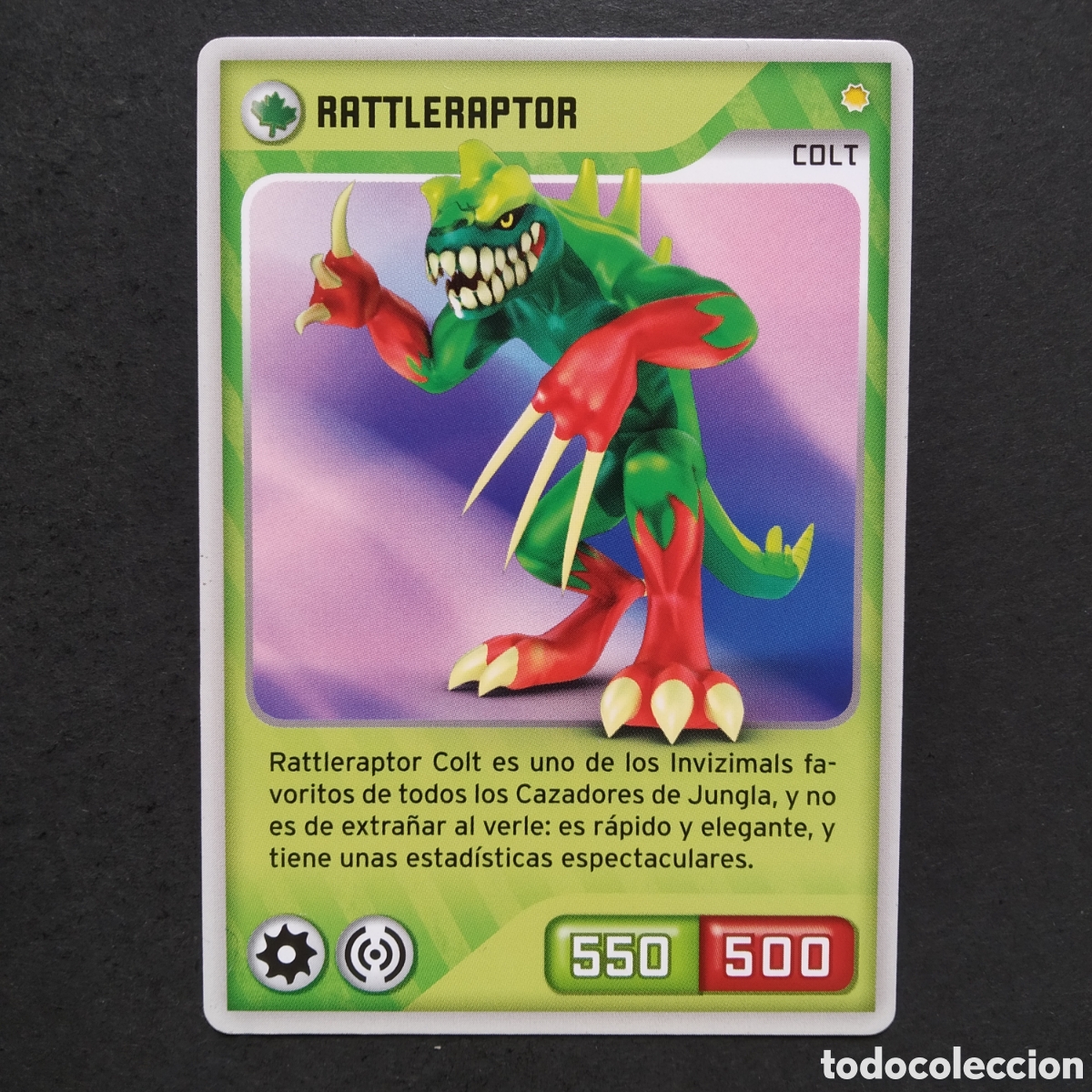 Coleccionismo cromos antiguos: CROMO - N&ordm; 170 - RATTLERAPTOR - INVIZIMALS, DESAFIOS OCULTOS - PANINI - A&Ntilde;O 2013