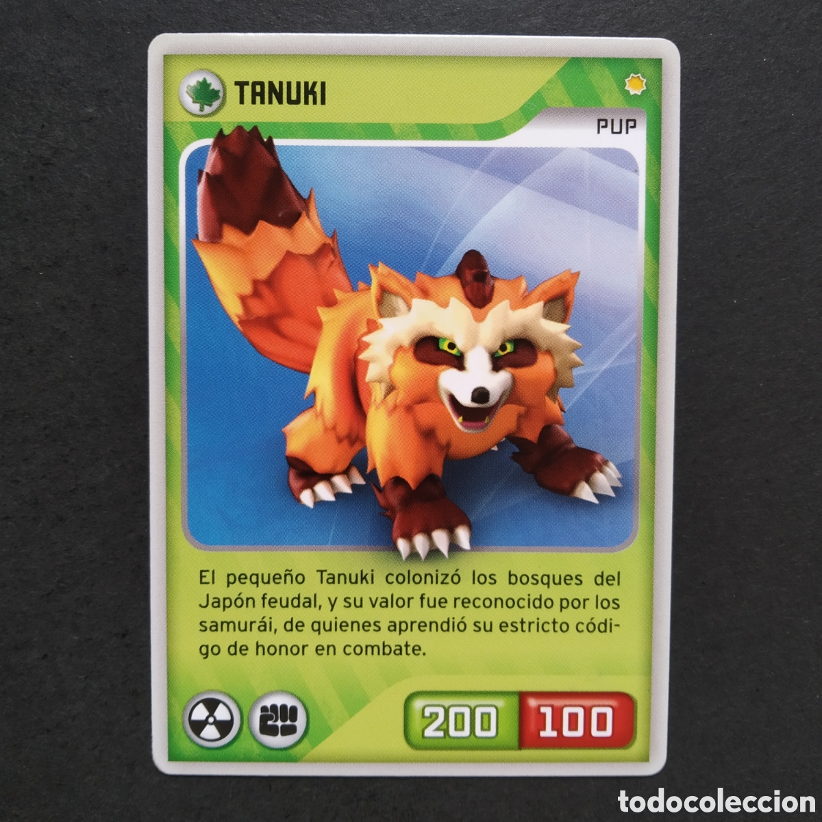Coleccionismo cromos antiguos: CROMO - N&ordm; 172 - TANUKI - INVIZIMALS, DESAFIOS OCULTOS - PANINI - A&Ntilde;O 2013