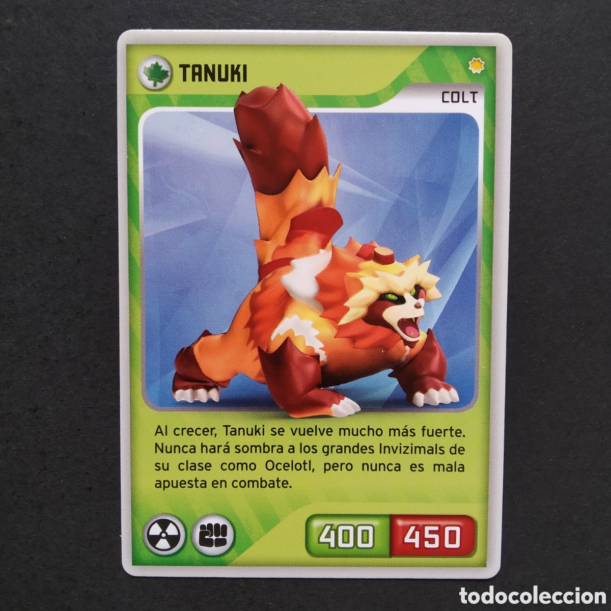 Coleccionismo cromos antiguos: CROMO - N&ordm; 173 - TANUKI - INVIZIMALS, DESAFIOS OCULTOS - PANINI - A&Ntilde;O 2013