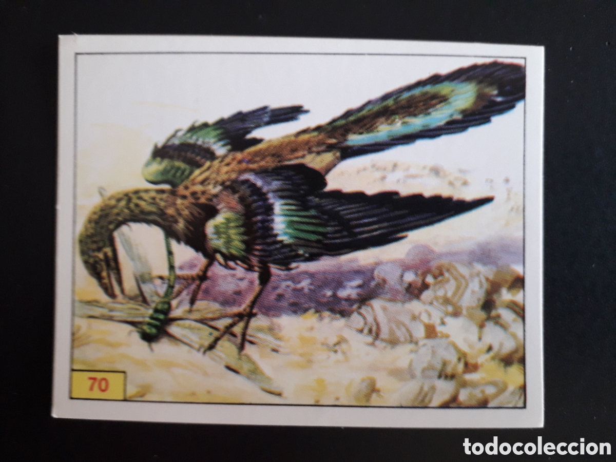 Collezionismo Figurine antiche: DINOSAURS / DINOSAURIOS N&deg; 70 PANINI 1992 SIN PEGAR PEDIDO M&Iacute;NIMO 3&euro;