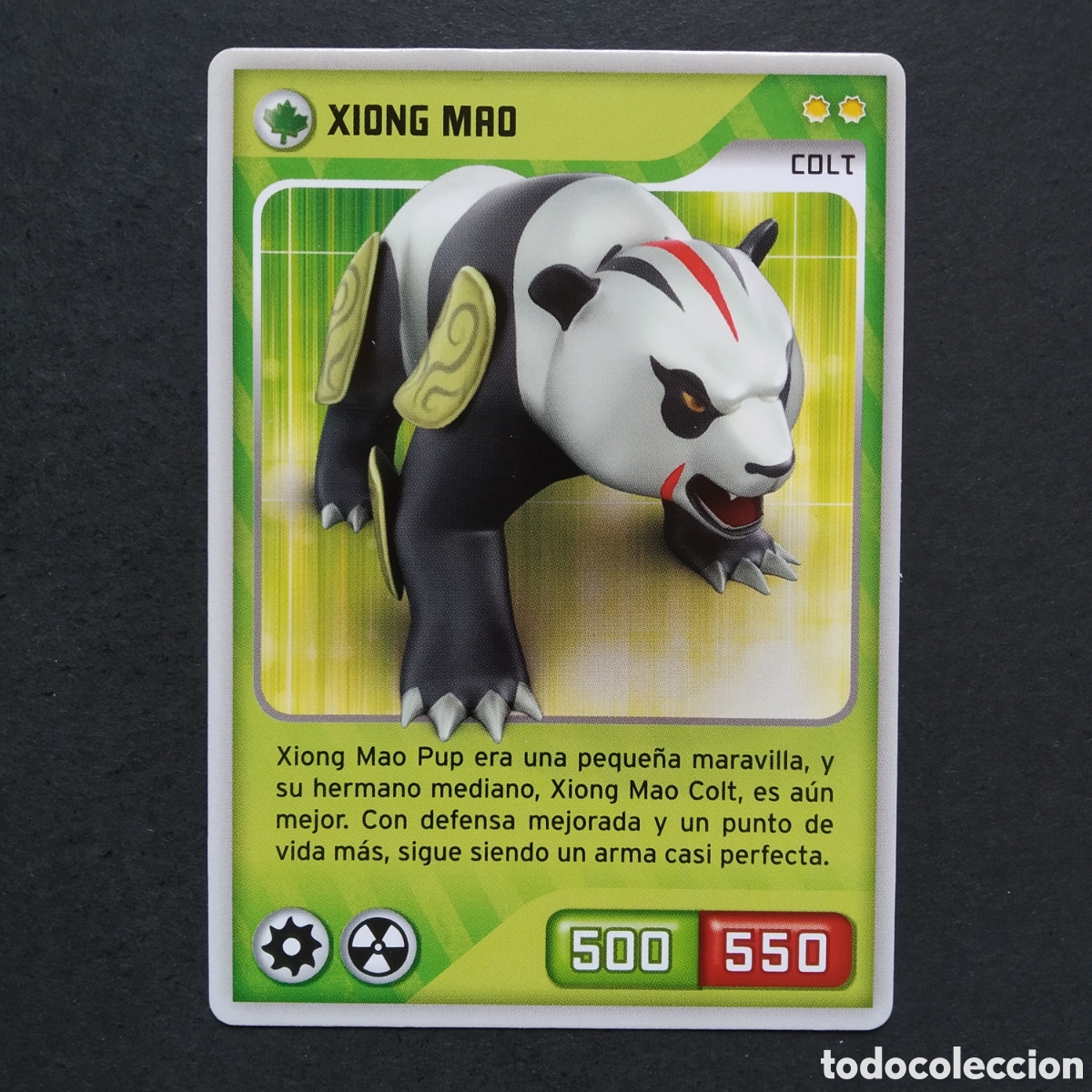 Coleccionismo cromos antiguos: CROMO - N&ordm; 182 - XIONG MAO - INVIZIMALS, DESAFIOS OCULTOS - PANINI - A&Ntilde;O 2013