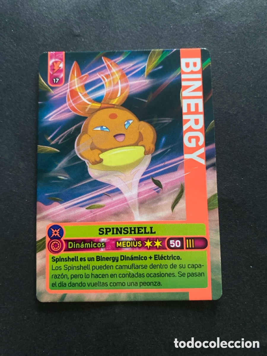 Coleccionismo cromos antiguos: Cromo Nergys N* 17 binergy